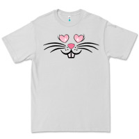Dove Grey bunny face easter Premium Tee - MaliasSmallBusiness