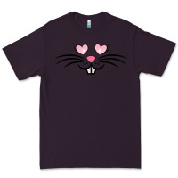 Plum bunny face easter Premium Tee - MaliasSmallBusiness