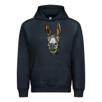 Navy Donkey  Face Urban Hoodie - LillyAllenDesigns