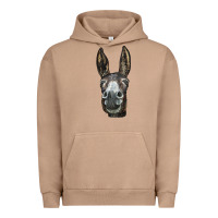 Pigment Burro Donkey  Face Urban Hoodie - LillyAllenDesigns