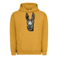 Pigment Peanut Butter Donkey  Face Urban Hoodie - LillyAllenDesigns