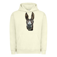 Pigment Pistachio Donkey  Face Urban Hoodie - LillyAllenDesigns