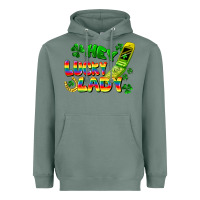 Sage Hey lucky lady flip phone Heavyweight Hoodie - FaDigitalArtStudio