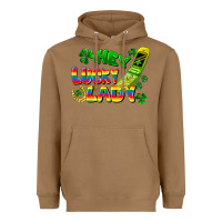 Toasted Coconut Hey lucky lady flip phone Heavyweight Hoodie - FaDigitalArtStudio