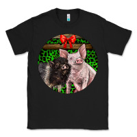 Black christmas pig Classic Tee - LillyAllenDesigns