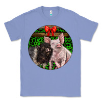 Colony Blue christmas pig Classic Tee - LillyAllenDesigns