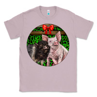 Lilac christmas pig Classic Tee - LillyAllenDesigns