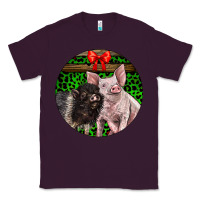 Plum christmas pig Classic Tee - LillyAllenDesigns