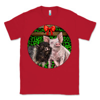 Red christmas pig Classic Tee - LillyAllenDesigns
