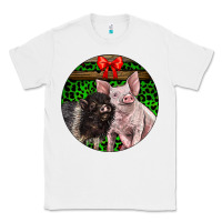 White christmas pig Classic Tee - LillyAllenDesigns