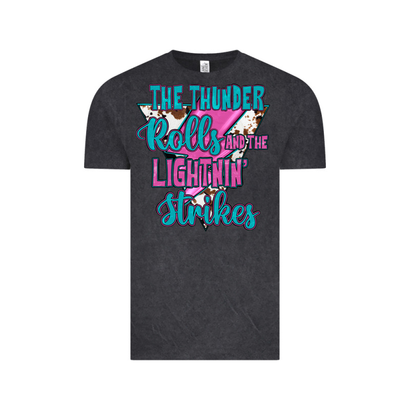 The Thunder Rolls And The Lıghtnıng Strikes Vintage Tee by JahusDesignShop | Teevron