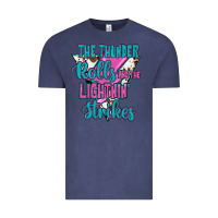 Vintage Denim The Thunder Rolls And The Lıghtnıng Strikes Vintage Tee - JahusDesignShop