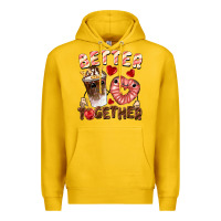 Lemon Better together Valentine's Day Premium Hoodie - FaDigitalArtStudio
