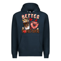 Navy Better together Valentine's Day Premium Hoodie - FaDigitalArtStudio