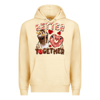 Pina Colada Better together Valentine's Day Premium Hoodie - FaDigitalArtStudio