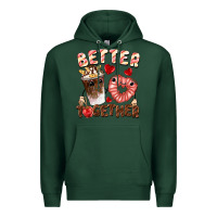 Sports Green Better together Valentine's Day Premium Hoodie - FaDigitalArtStudio