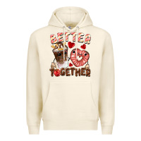Tofu Better together Valentine's Day Premium Hoodie - FaDigitalArtStudio