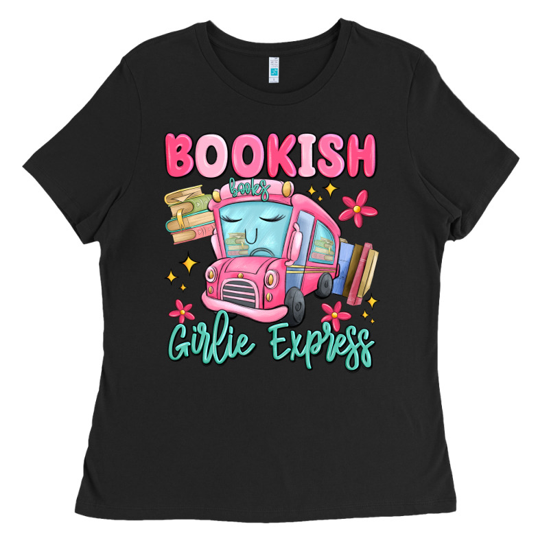 Bookish Girlie Express Ladies Tee by MaliasSmallBusiness | Teevron