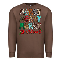 Chestnut Merry Christmas Premium Sweatshirt - FaDigitalArtStudio