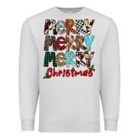 Dove Grey Merry Christmas Premium Sweatshirt - FaDigitalArtStudio