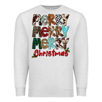 Oatmeal Heather Merry Christmas Premium Sweatshirt - FaDigitalArtStudio