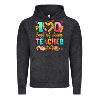 Vintage Black 100 days of doing teacher stuff Vintage Hoodie - Artiststas
