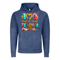 Vintage Denim 100 days of doing teacher stuff Vintage Hoodie - Artiststas