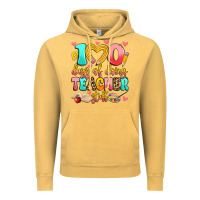 Vintage Mustard 100 days of doing teacher stuff Vintage Hoodie - Artiststas