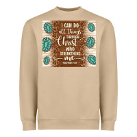 Mushroom i can do all things through christ who strengthens Heavyweight Sweatshirt - TumblerDesignByShophia