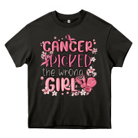 Asphalt cancer picked the wrong girl malia Heavy Core Tee - MaliasSmallBusiness