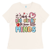 Bone it takes a big heart for shape little minds Ladies Tee - MaliasSmallBusiness