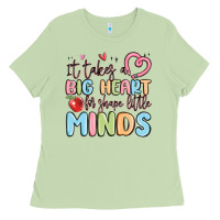 Matcha it takes a big heart for shape little minds Ladies Tee - MaliasSmallBusiness