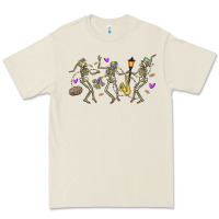 Bone dancing skeletons mardi gras Premium Tee - MaliasSmallBusiness