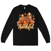 Thankful Black Girl Sneakers Long Sleeve Tee | Teevron