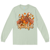 Matcha Thankful black girl sneakers Long Sleeve Tee - RanaPortraitStore