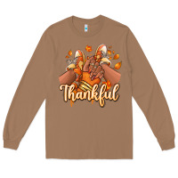 Toasted Coconut Thankful black girl sneakers Long Sleeve Tee - RanaPortraitStore