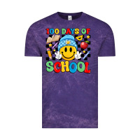 Cloud Purple 100 days of school Vintage Tee - Artiststas