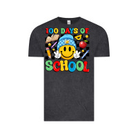 Vintage Black 100 days of school Vintage Tee - Artiststas