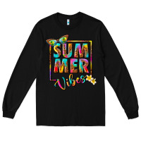 Black summer vibes Long Sleeve Tee - NancyCooperArtShop