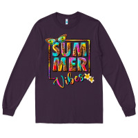 Plum summer vibes Long Sleeve Tee - NancyCooperArtShop