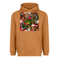 Meerkat christmas horse leopard Heavyweight Hoodie - FaDigitalArtStudio