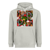 Moon Dust christmas horse leopard Heavyweight Hoodie - FaDigitalArtStudio