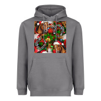 Storm christmas horse leopard Heavyweight Hoodie - FaDigitalArtStudio