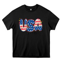 Black usa since 1776 Heavy Core Tee - MaliasSmallBusiness