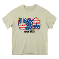 Mossy usa since 1776 Heavy Core Tee - MaliasSmallBusiness