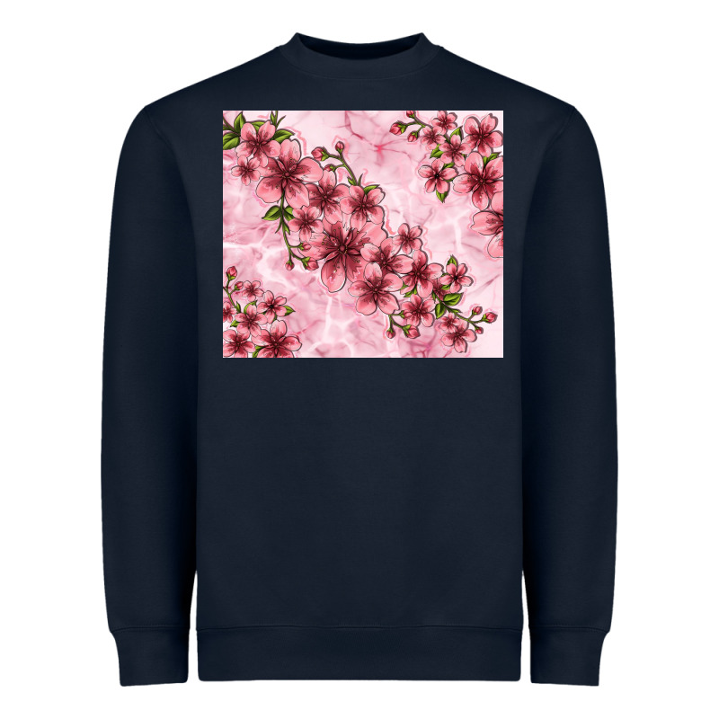 Hibiscus Flowers With Glitter Heavyweight Sweatshirt by TumblerDesignByShophia | Teevron
