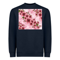 Navy hibiscus flowers with glitter Heavyweight Sweatshirt - TumblerDesignByShophia