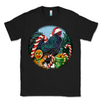 Black jersey giant rooster christmas Classic Tee - LillyAllenDesigns