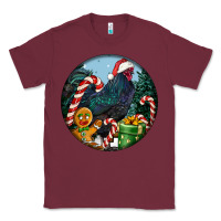 Burgundy jersey giant rooster christmas Classic Tee - LillyAllenDesigns