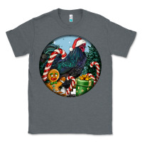 Charcoal Heather jersey giant rooster christmas Classic Tee - LillyAllenDesigns